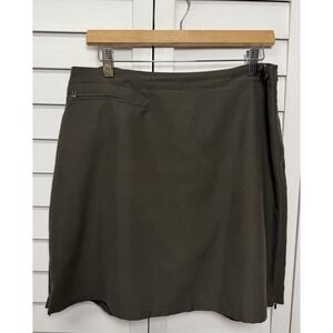 Patagonia Duway Skort Hiking Outdoors Casual Women's Size 12 Olive Green